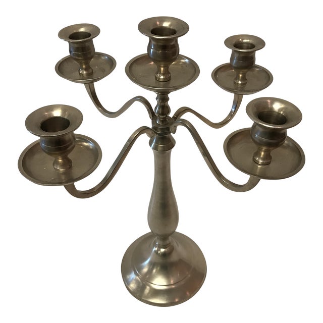Restoration Hardware Pewter Candelabra Chairish