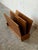 Mid-Century Modern Teak Magazine Holder and Storage Rack With Center Handle Vintage Mid-Century Modern 1960s For Sale - Image 3 of 8