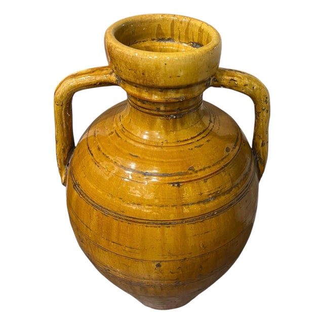 Ceramic 19th Century Sicilian Terracotta Olive Oil Amphora For Sale - Image 7 of 7