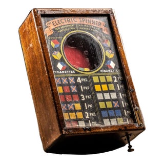Antique Electric Spinner Machine Trade Stimulator For Sale