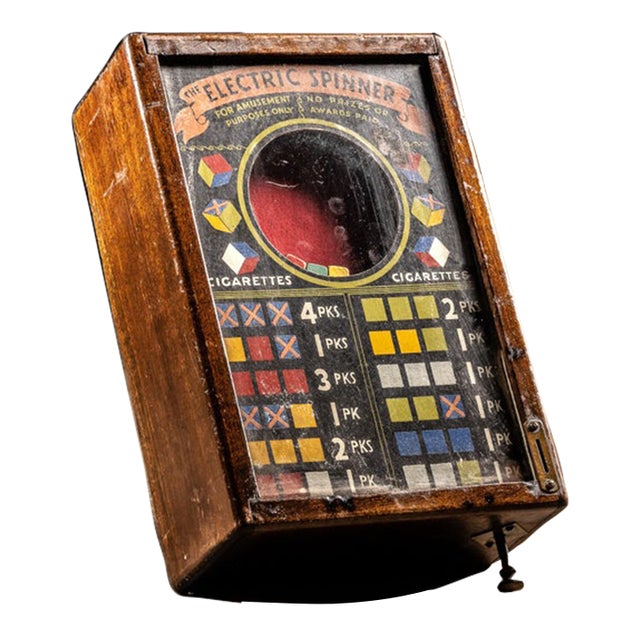 Antique Electric Spinner Machine Trade Stimulator For Sale