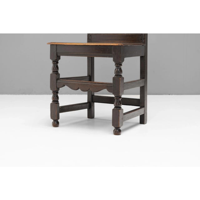 1930s Oak Hall Chairs, 1930s, Set of 2 For Sale - Image 5 of 10