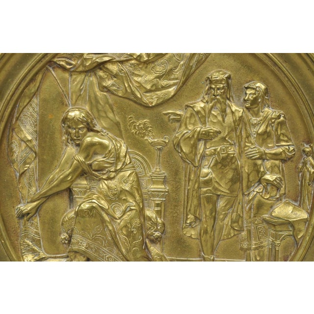 19th Century Emile Louis Picault Macbeth Bronze Relief Pedestal Compote Tazza Dish For Sale - Image 4 of 18