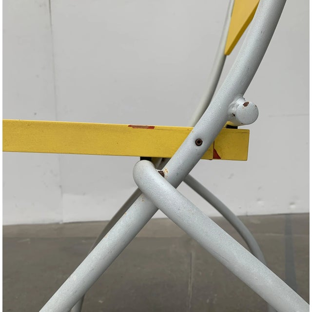 Vintage Italian Folding Chair from Fly Line For Sale - Image 10 of 18