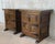 Brown Early 20th Century Pair of Spanish Nightstands with One Drawers, Door and Iron Hardware For Sale - Image 8 of 18