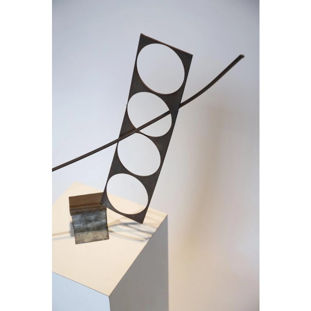 Early 21st Century Contemporary Steel Table Top Sculpture For Sale - Image 5 of 9