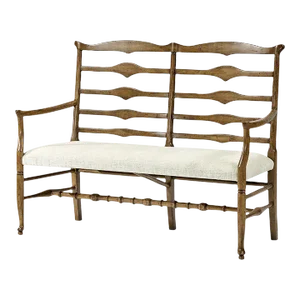 Country Ladder Back Bench