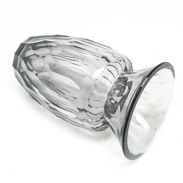 Polish Art Deco Vase from Josephine Glassworks, 1930s For Sale - Image 3 of 10