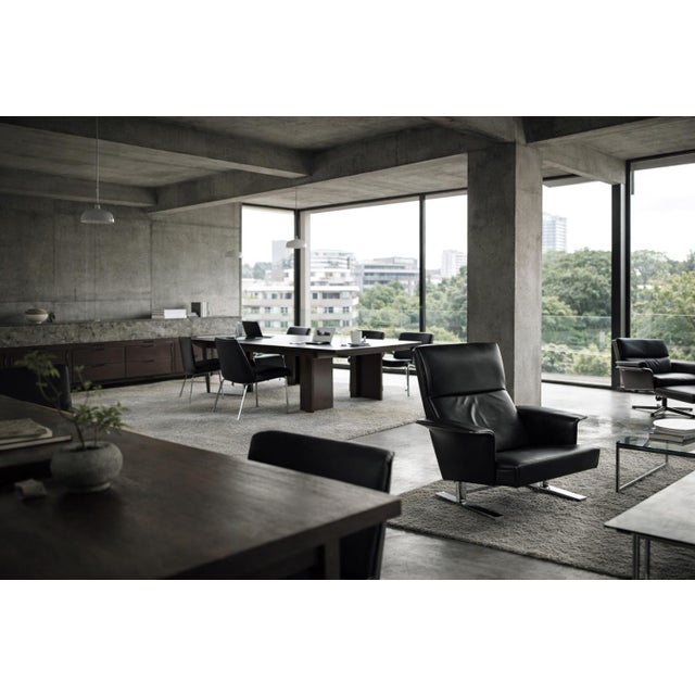 Mid-Century Modern Danish Black Leather Lounge Chair by Georg Thams for A/S Vejen Polstermöbelfabrik, 1960s For Sale - Image 18 of 18