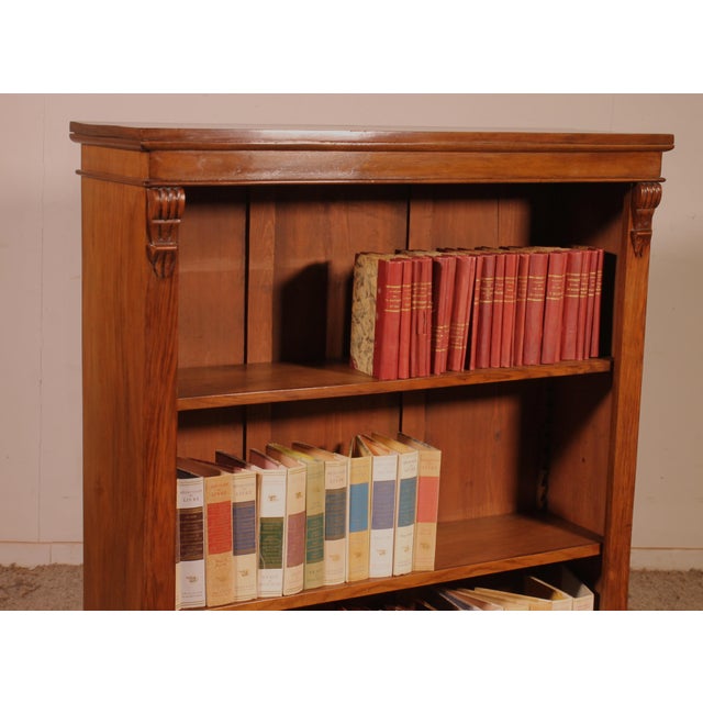 Open Bookcase in Walnut, 19th Century For Sale - Image 4 of 13