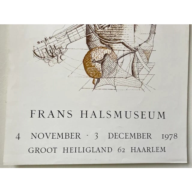 1970s Brigitte Coudrain Exhibition Poster Haarlem, Netherlands C.1978 For Sale - Image 5 of 6