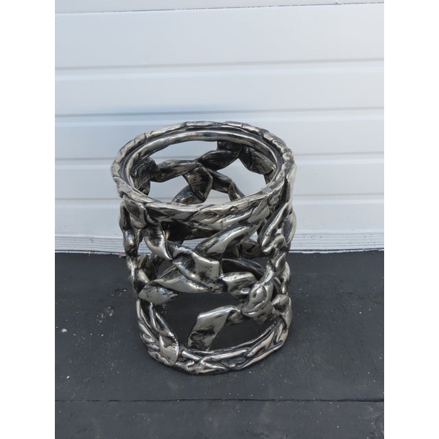 Tony Duquette Style Taffy Mid Century Modern Side End Lamp Table 6424 For Sale In Miami - Image 6 of 16