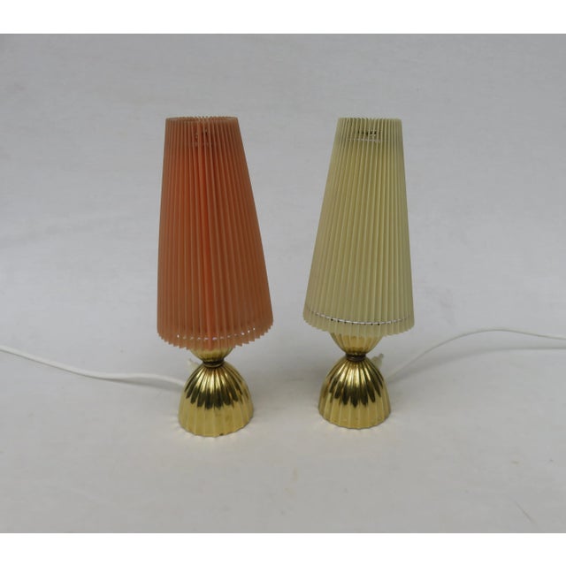 Mid-Century Modern Small Table Lamps, 1950s, Set of 2 For Sale - Image 3 of 18