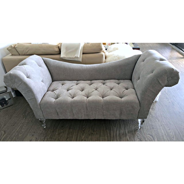 Early 21st Century Tufted Chaise Lounge Chairish