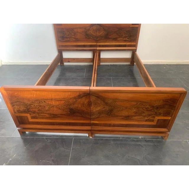Art Deco Rational Bed from Vezzani, Italy, 1930s For Sale - Image 11 of 12