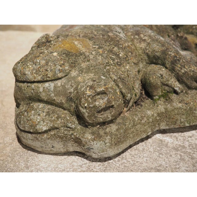 Cast in England in the 1900s using reconstituted stone, this charming pig and four piglets statue has developed a lovely...
