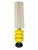 Large Yellow Murano Glass Table Lamp with Pleated Lampshade, 1970s For Sale - Image 14 of 18
