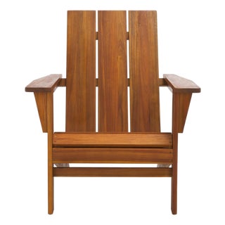 Alton Adirondack Chair, Teak For Sale