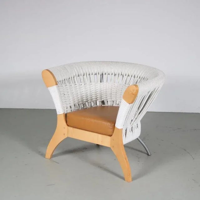 Armchair Attributed to Poltrona Frau, Italy, 1990s For Sale - Image 11 of 11