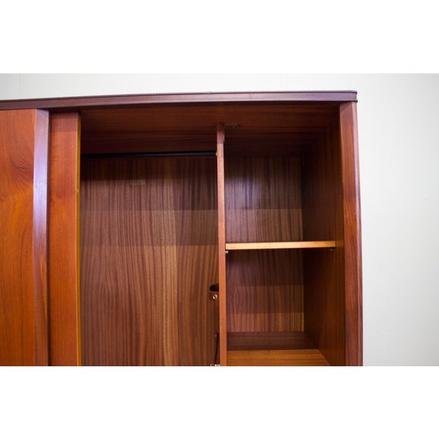 Teak Tambour Wardrobe from Austinsuite, 1960s For Sale - Image 6 of 11