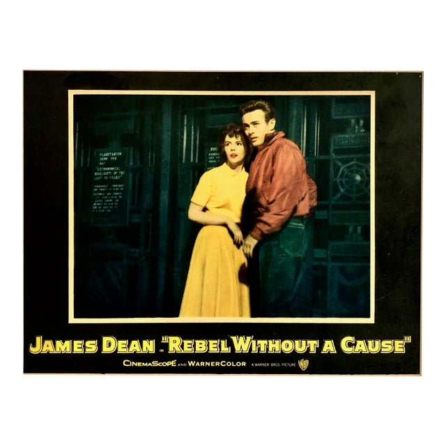 Original Vintage Theater Lobby Card From “Rebel Without a Cause," by Warner Bros. Pictures For Sale