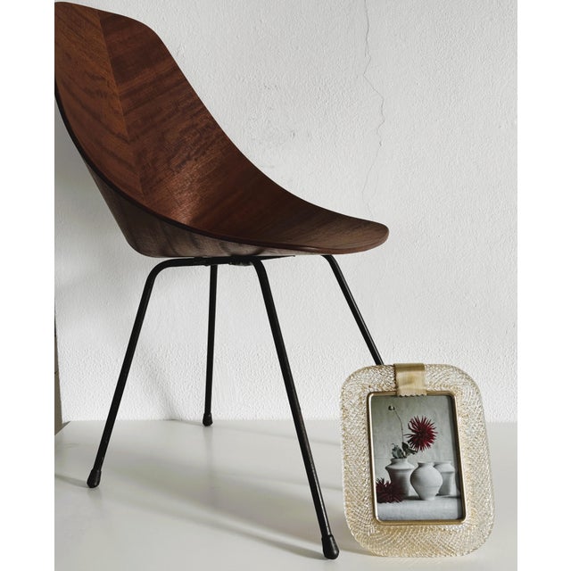 Italian Gilt Murano Glass Twist Picture Frame from Barovier & Toso, 1990s For Sale - Image 6 of 13