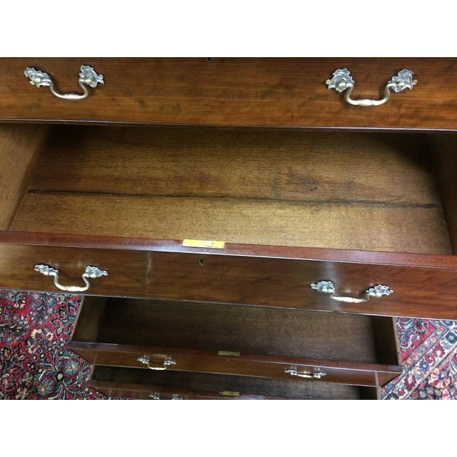 Antique Chest on Chest, English Tall Chest For Sale - Image 16 of 16