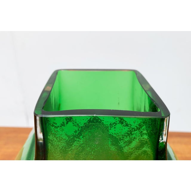 Vintage Finnish Glass Vase by Kaj Blomqvist for Kumela For Sale - Image 10 of 18