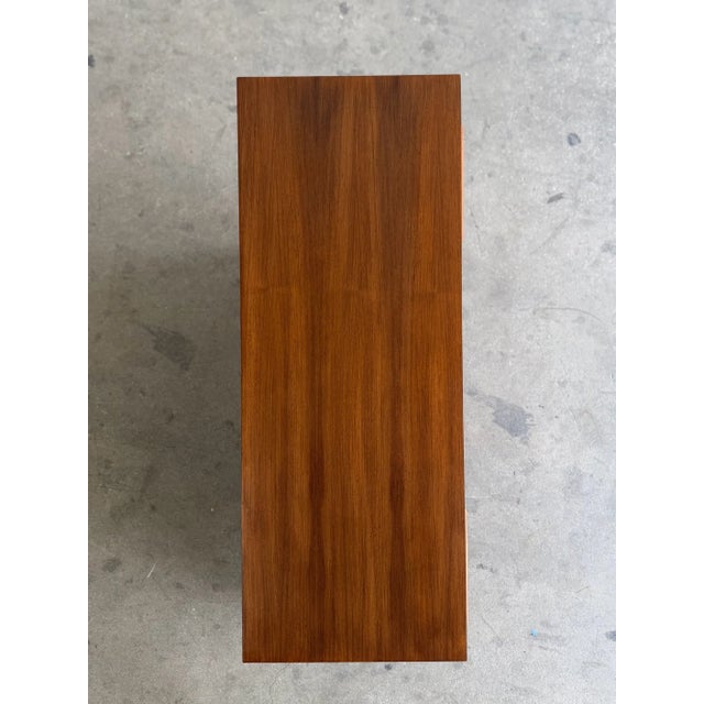 1960s Walnut & Oak Compact Credenza For Sale - Image 10 of 10