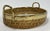 Gabriella Crespi Vintage Gabriella Crespi Style Brass Rim Coiled Rattan Tray For Sale - Image 4 of 8