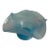 Vintage Mid-Century Blue Iridescent Art Glass Bowl For Sale