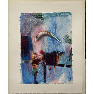 Apolinary Smolarek, Abstract Composition, 1980s, Mixed Media on Paper For Sale