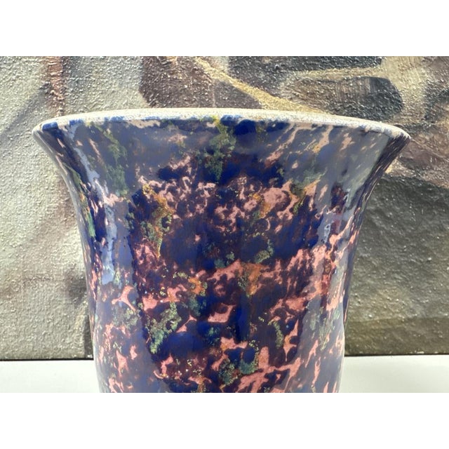 Art Deco Turned Ceramic Vase from Schneider, 1920s For Sale - Image 4 of 8