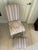 1980s 1980s Custom Multi-Pattern Upholstered Accent Chair & Small Footstool Set For Sale - Image 5 of 9