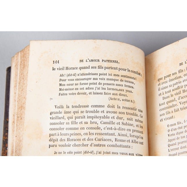 French Books Cours De Litterature Dramatique Five Volume Set Chairish