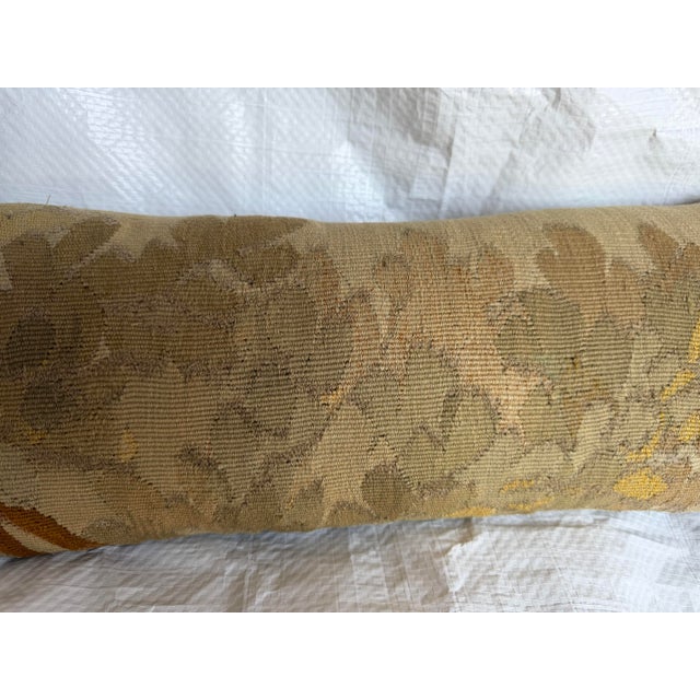 16th Century Antique Brussels Botanical Tapestry Pillow For Sale In Los Angeles - Image 6 of 7
