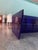 1990s Large Asymmetrical Sculptural Glass Coffee Table With Cobalt Blue Pedestal Base For Sale - Image 12 of 13
