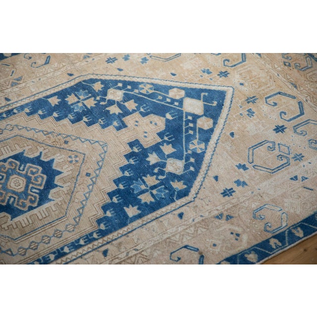 Traditional Vintage Distressed Oushak Rug Runner - 3'8" x 6'11" For Sale - Image 3 of 10