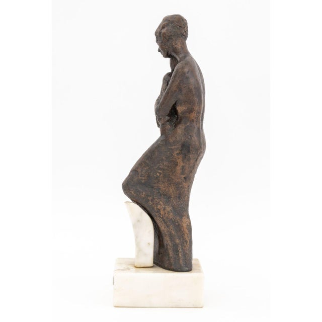 Tanya Poust Mother & Child Patinated Bronze For Sale In New York - Image 6 of 7