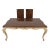 Karges French Style Walnut Top Dining Room Table For Sale