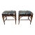 Vintage Faux Bamboo "Souvenir D'Afrique" Giraffe Ottomans / Stools - A Pair For Sale