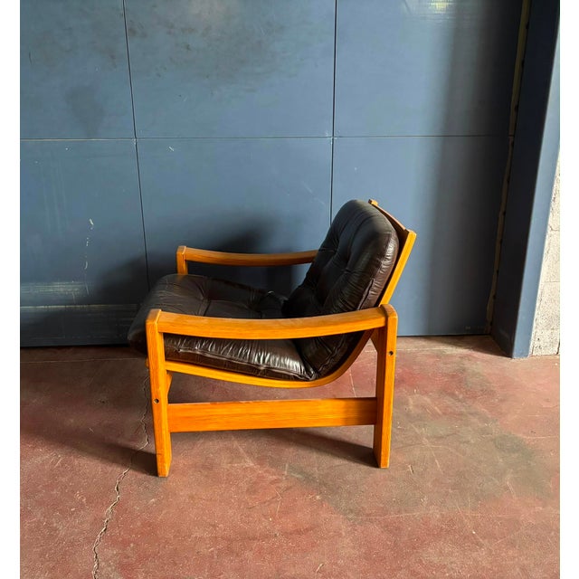 Vintage Scandinavian Lounge Chair by Yngve Ekström for Swedese, 1960s For Sale - Image 3 of 9