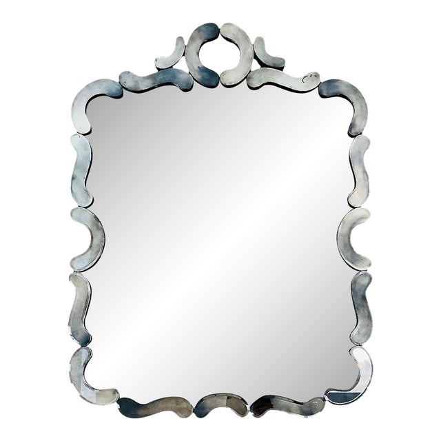 Large Hollywood Regency Venetian-Style Mirror, Italy, C. 1950s For Sale