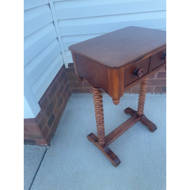 Cavalier Vintage Cavalier Spool-Turned End/Side Table Pattern No. 5809 Chattanooga, Tn For Sale - Image 4 of 13