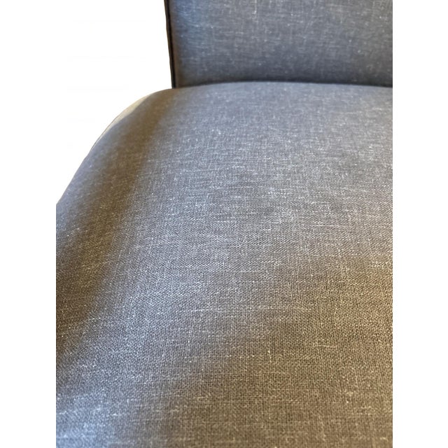 1990s Wingback Biedermeier-Style Lounge Chair For Sale - Image 12 of 12