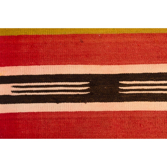 Bohemian Floral Wool Kilim Rug For Sale - Image 10 of 10