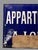 Antique French Porcelain Apartment for Rent Advertising Sign In estate fresh uncleaned original condition showing some...