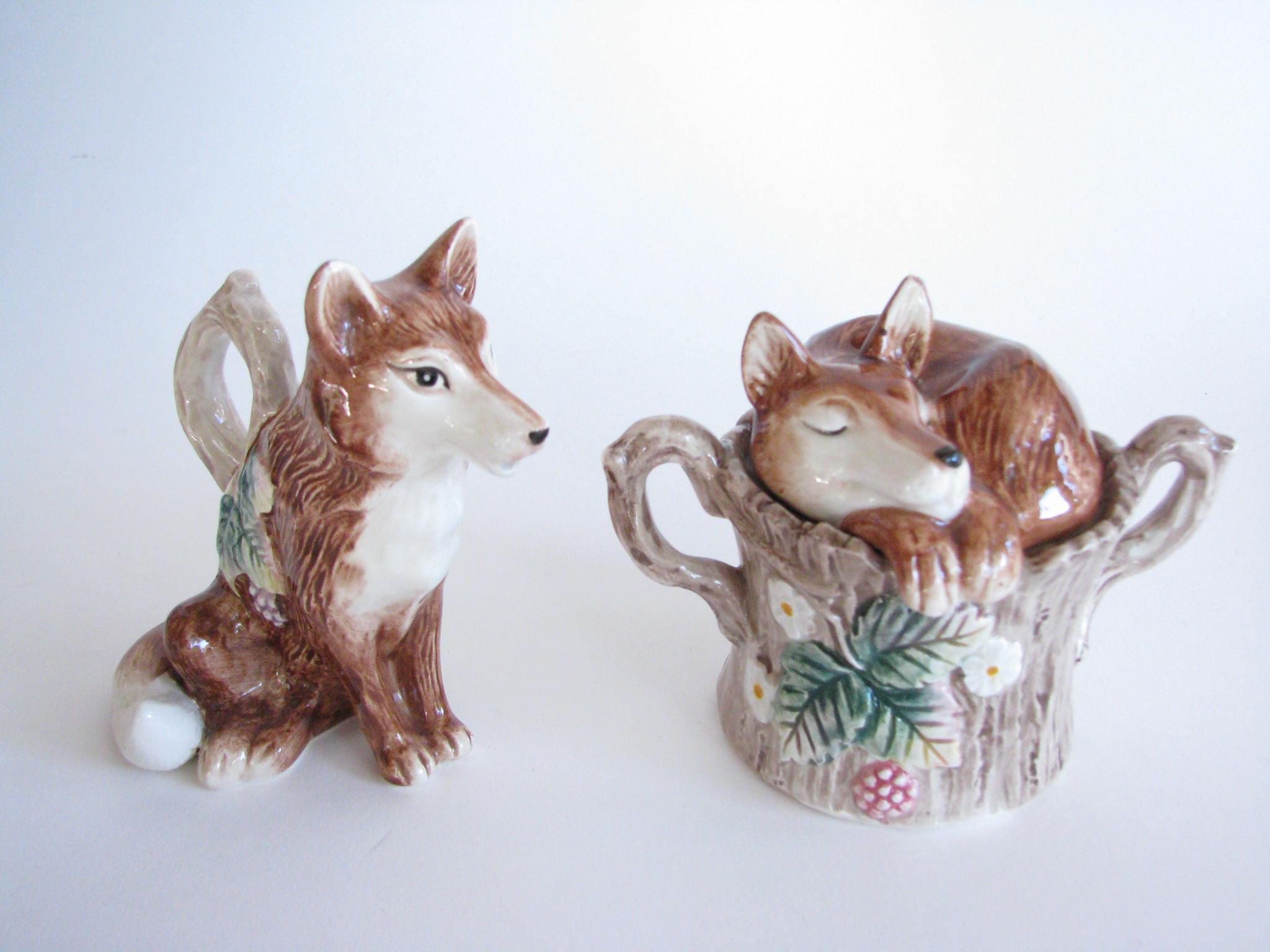 fox tea set