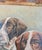 Antique White 20th Century American Oil on Wood Panel Painting of Two Pointer Hunting Dogs For Sale - Image 8 of 11