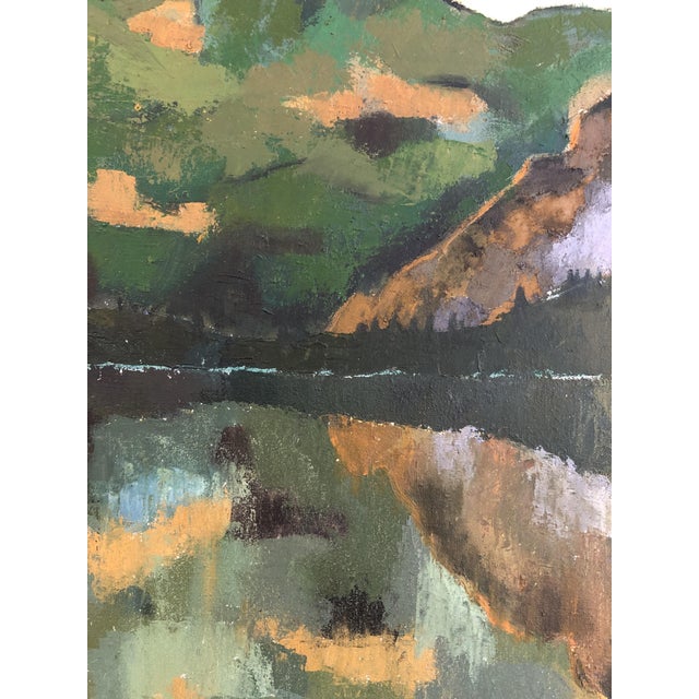 Jean-Jacques Boimond, Paysage miroir, Oil on Canvas For Sale - Image 3 of 9